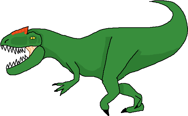 Cartoon Tyrannosaurus Rex Illustration PNG Image