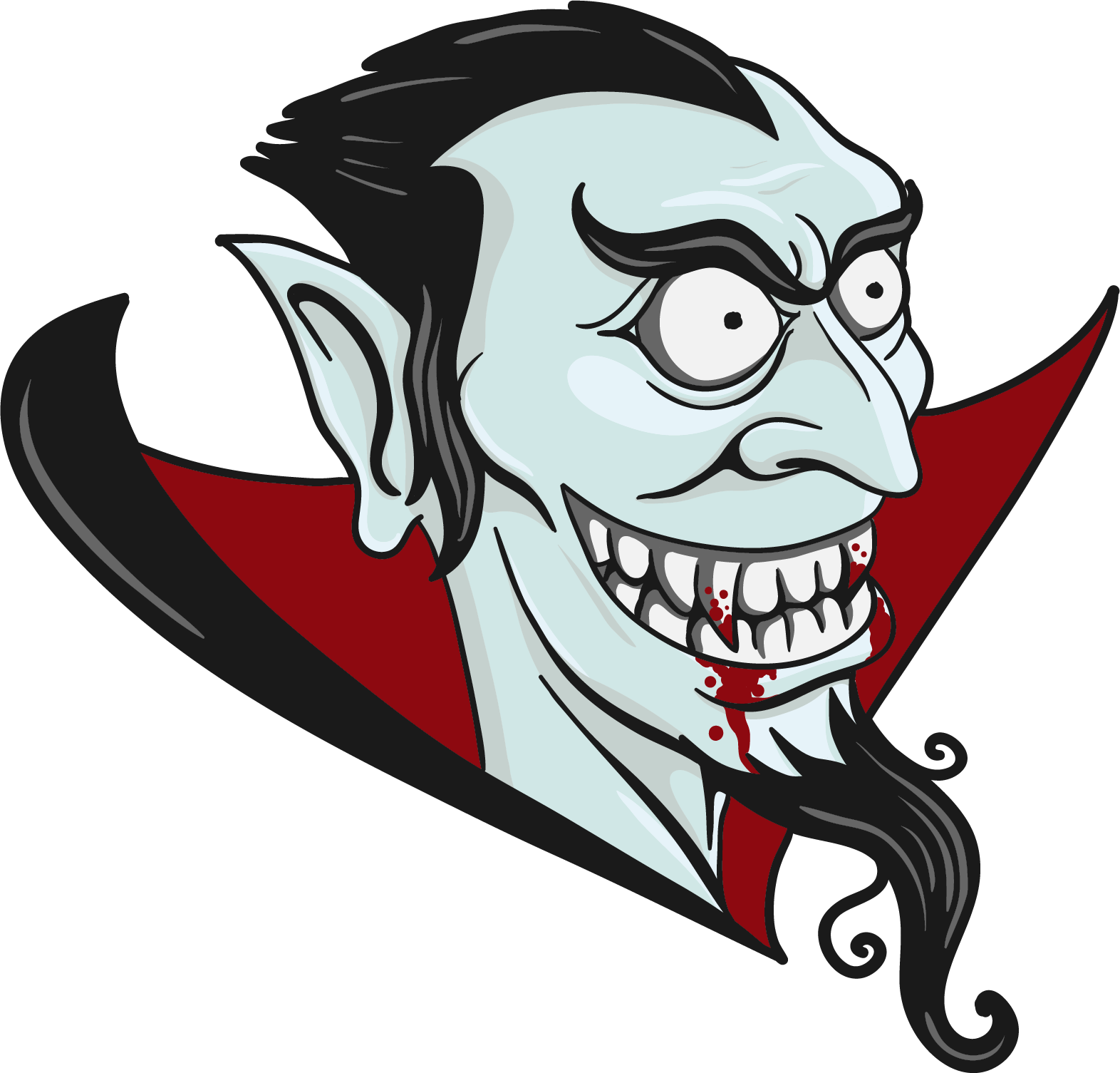 Cartoon Vampire Character PNG Image