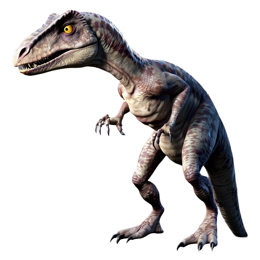 Cartoon Velociraptor Character Png Enn9 PNG Image