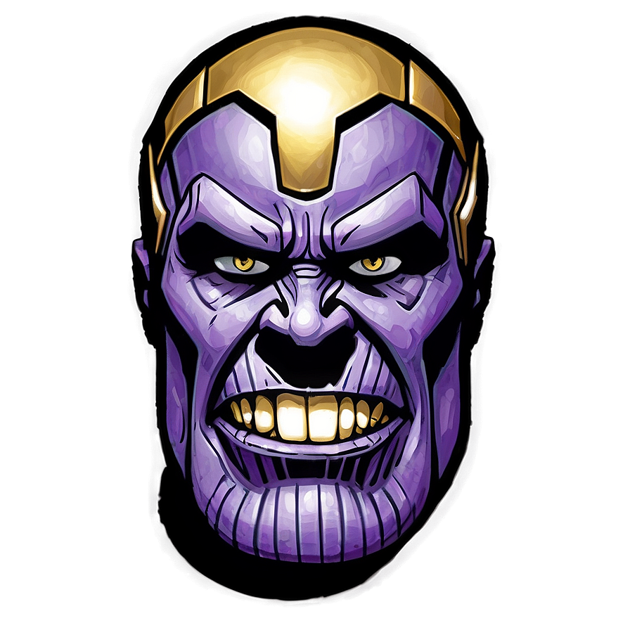 Cartoon Version Thanos Png 48 PNG Image