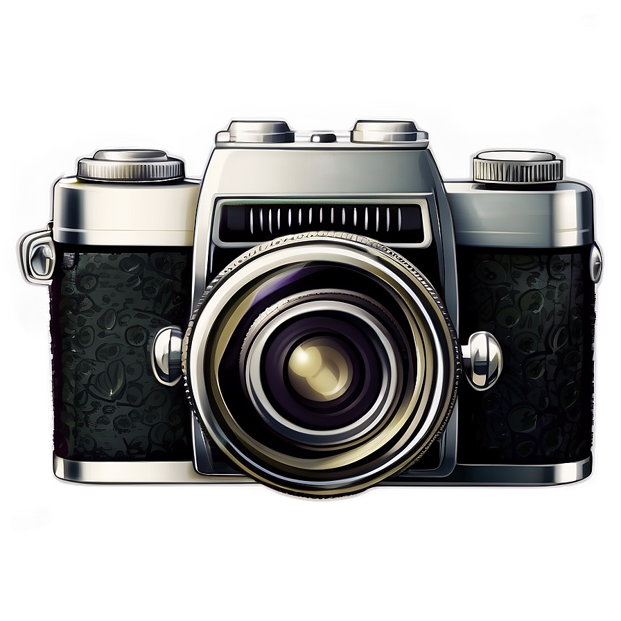 Cartoon Vintage Camera Png 06212024 PNG Image