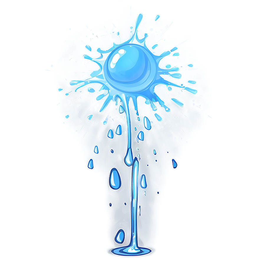 Cartoon Water Splash Png Kci PNG Image