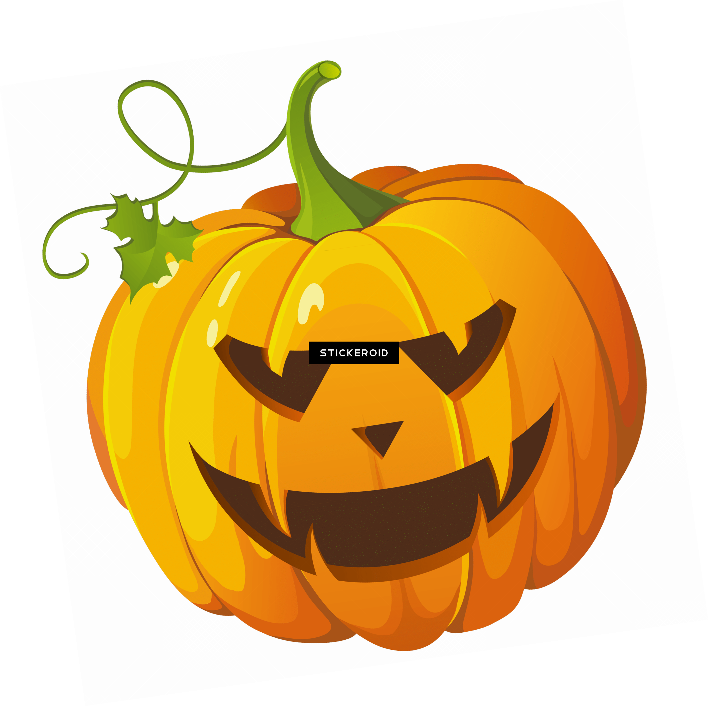 Carved Jack O Lantern Halloween Pumpkin PNG Image