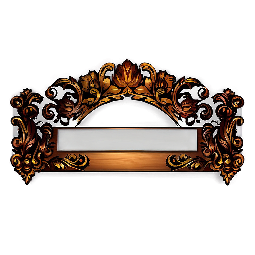 Carved Name Plate Png Hlp71 PNG Image