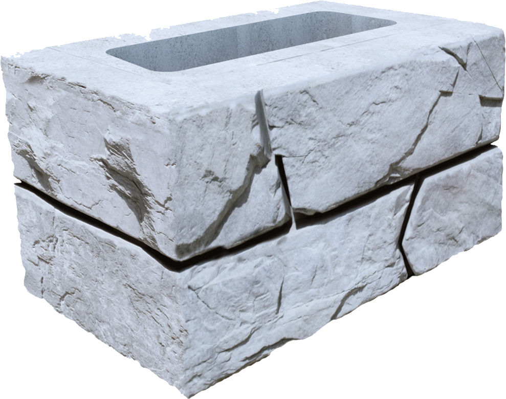 Carved Stone Basin Texture PNG Image