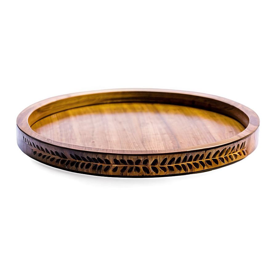 Carved Wooden Tray Png Ltf PNG Image