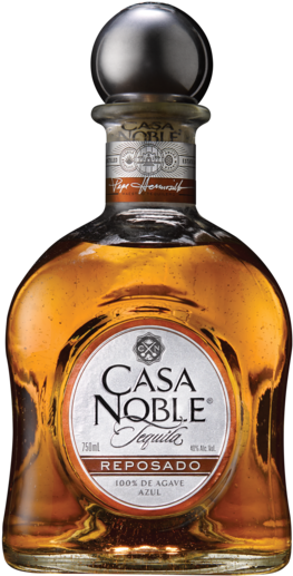 Casa Noble Reposado Tequila Bottle PNG Image