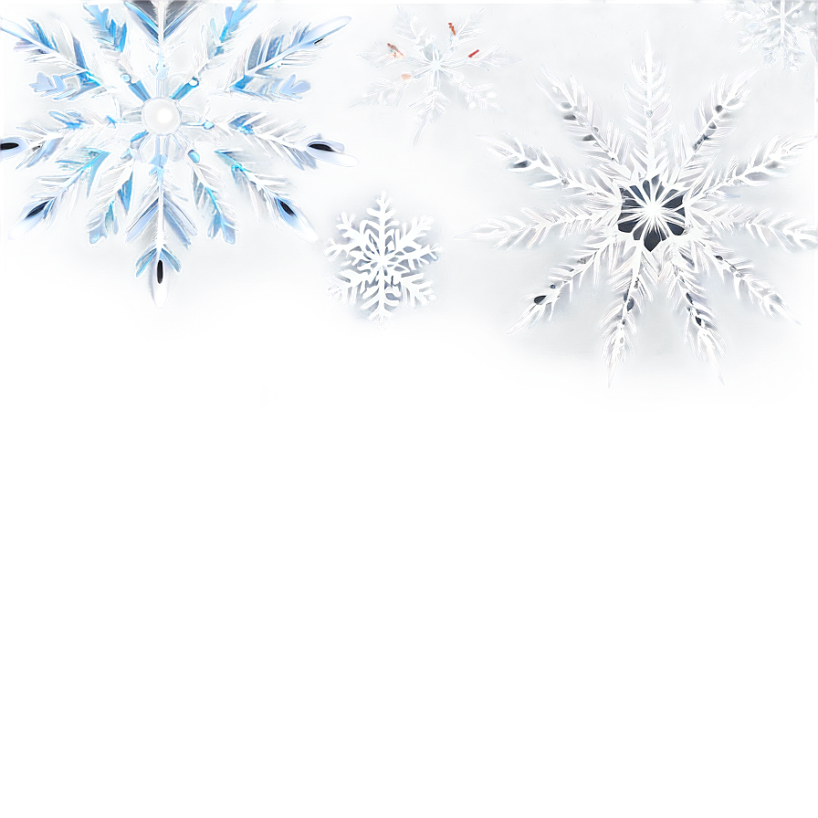 Cascading Snowflake Effect Png 62 PNG Image