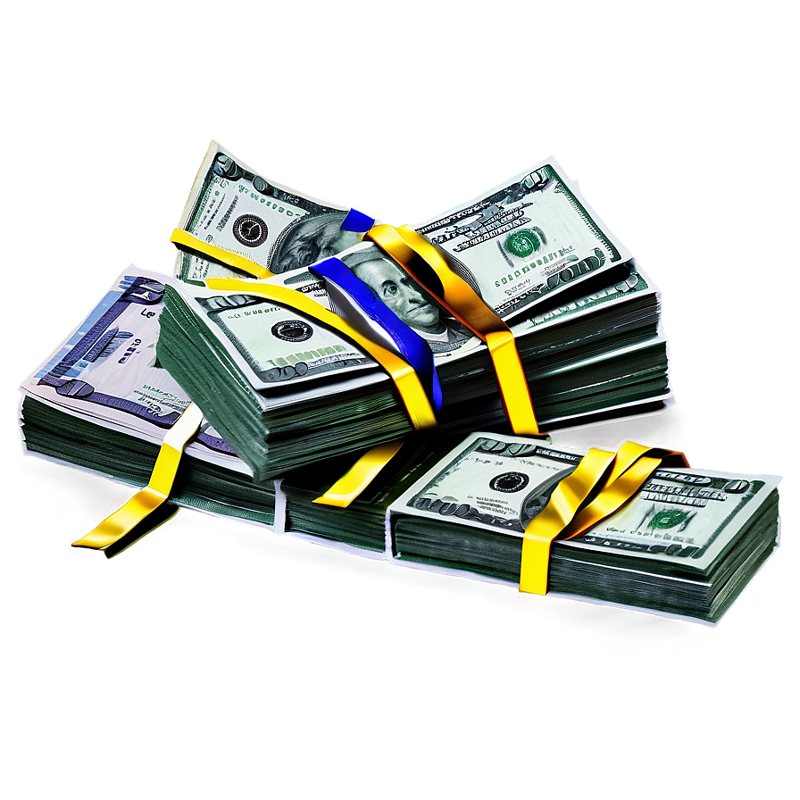 Cash Pile Png 05242024 PNG Image