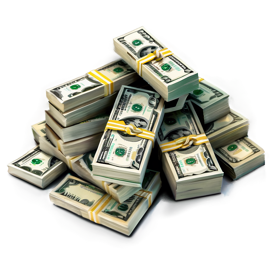 Cash Pile Png 05252024 PNG Image