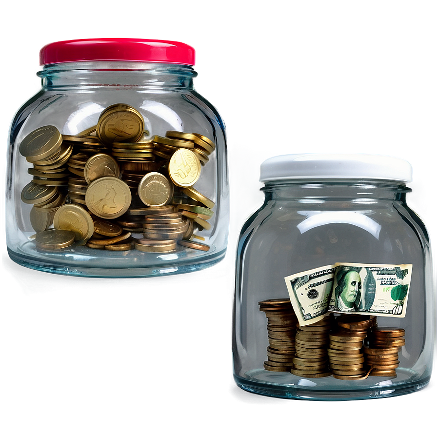 Cash Savings Jar Png 05242024 PNG Image