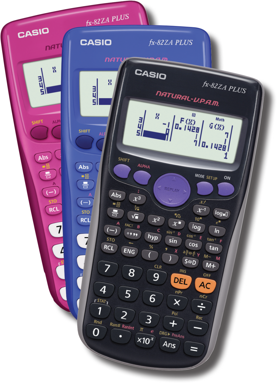 Casio Scientific Calculators F X82 Z A Plus PNG Image