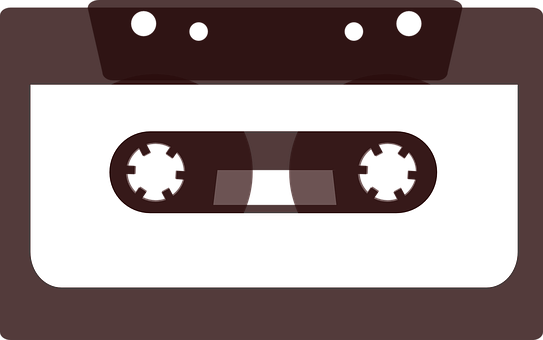 Cassette Tape Graphic PNG Image