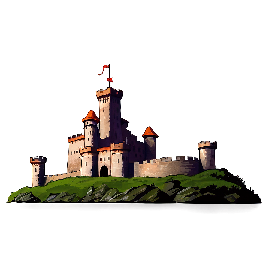 Castle At Dawn Png Esf39 PNG Image