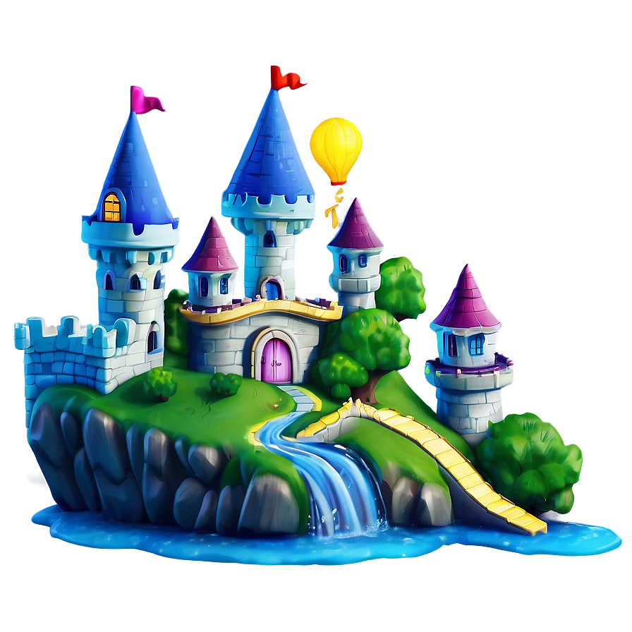 Castle Fantasy Oh The Places You'll Go Png 06212024 PNG Image