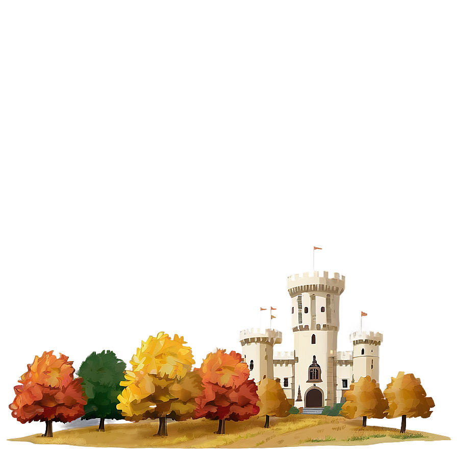 Castle In Autumn Png 71 PNG Image