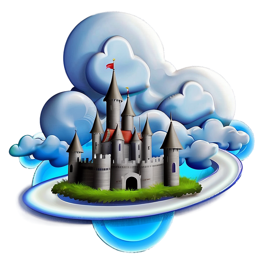 Castle In Clouds Png 05032024 PNG Image