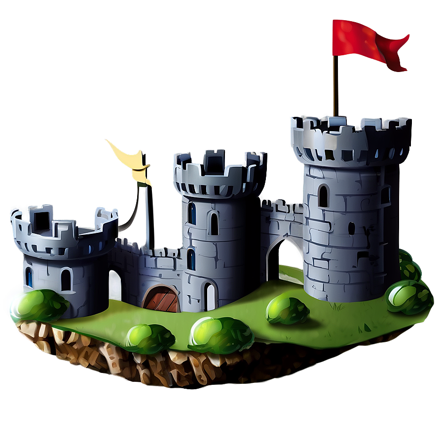 Castle With Knights Png Ixy PNG Image