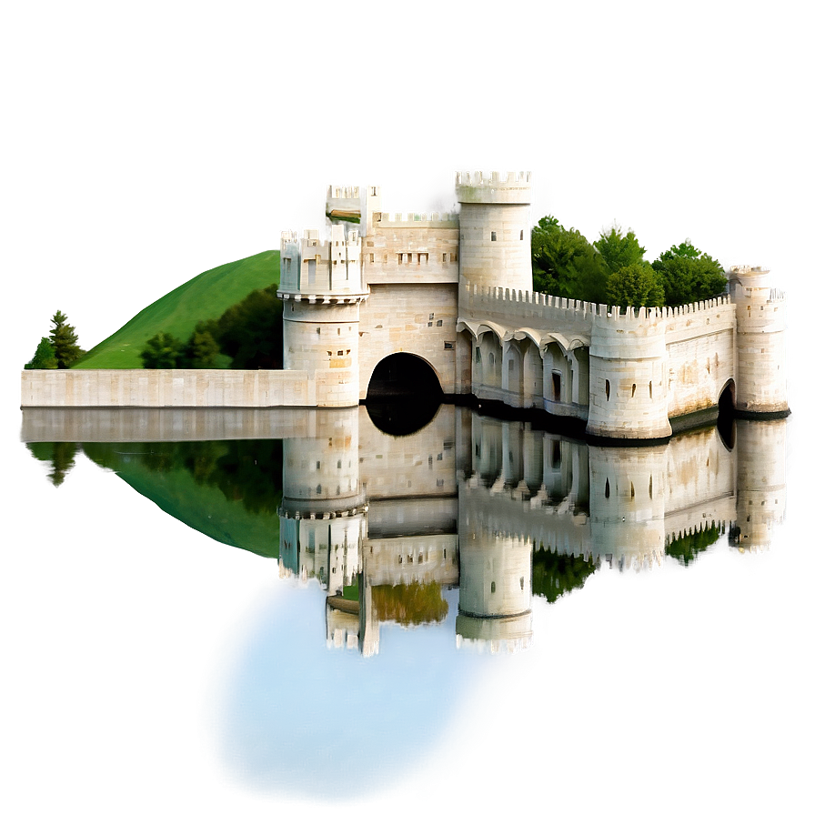 Castle With Moat Png 66 PNG Image