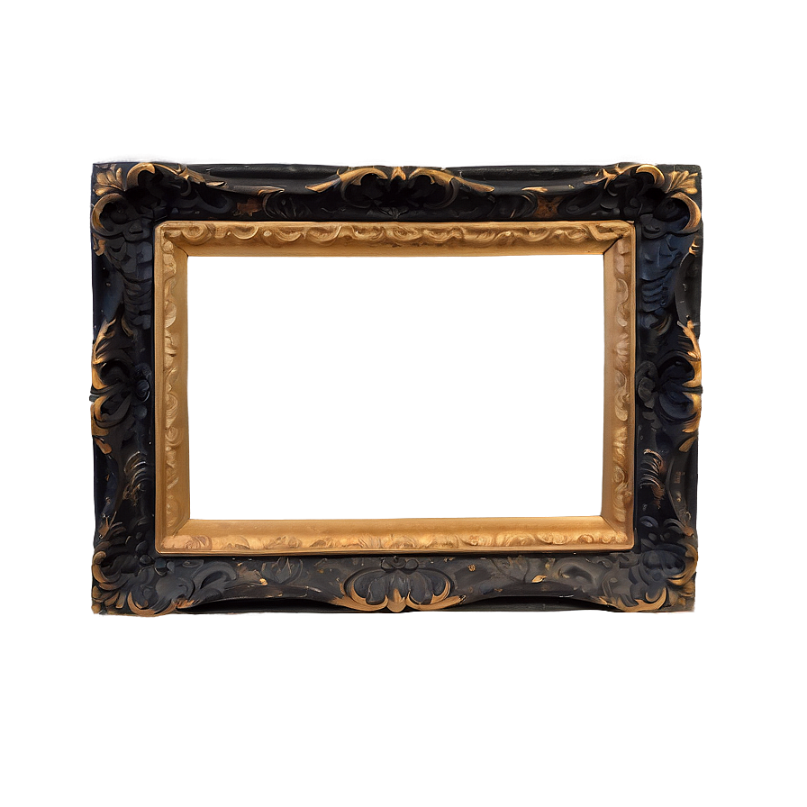 Casual Black Frame Png 4 PNG Image