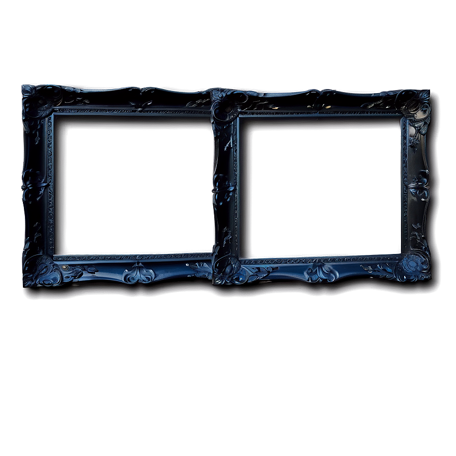 Casual Black Frame Png Kor PNG Image