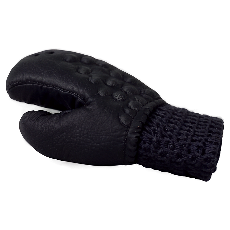 Casual Black Mittens Png 06282024 PNG Image