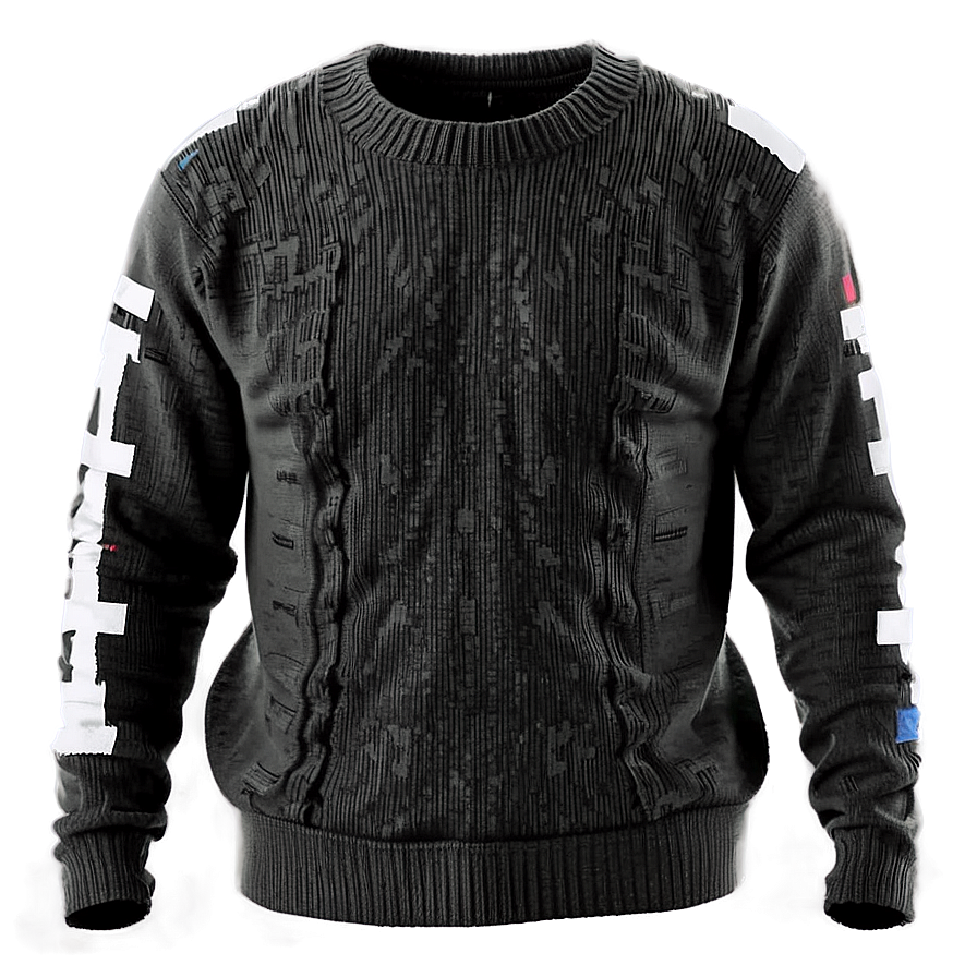 Casual Black Sweater Png Lqj55 PNG Image