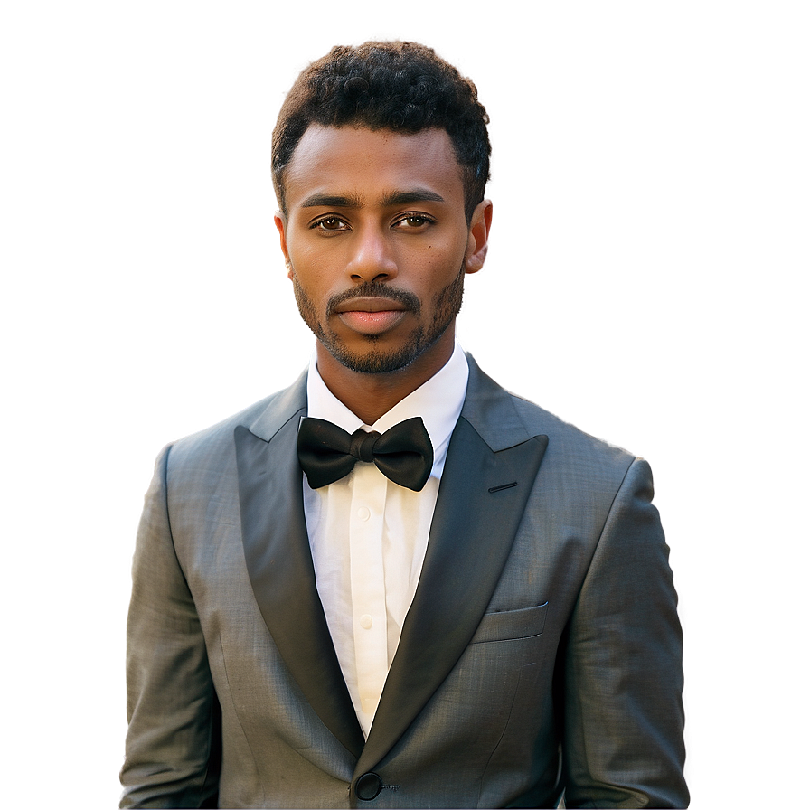 Casual Black Tie Look Png Ksw PNG Image