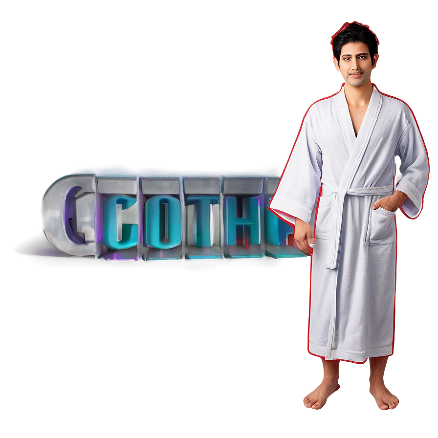 Casual Cotton Robe Png Vcw PNG Image