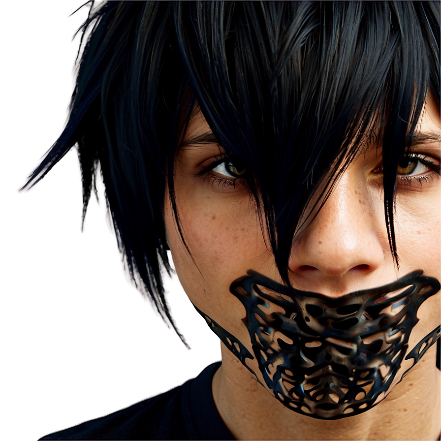 Casual Emo Hair Look Png Llt PNG Image