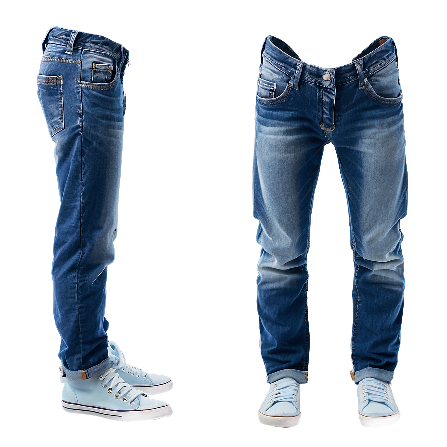 Casual Folded Jeans Png Nqs62 PNG Image