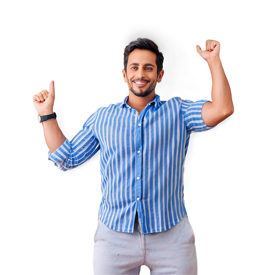 Casual Happy Man Png Kdj2 PNG Image