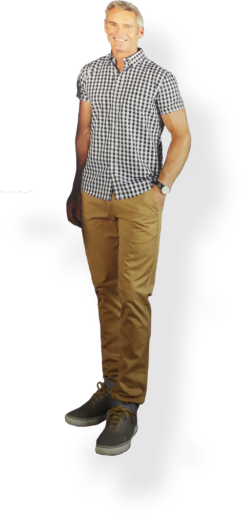 Casual Menswear Summer Style PNG Image