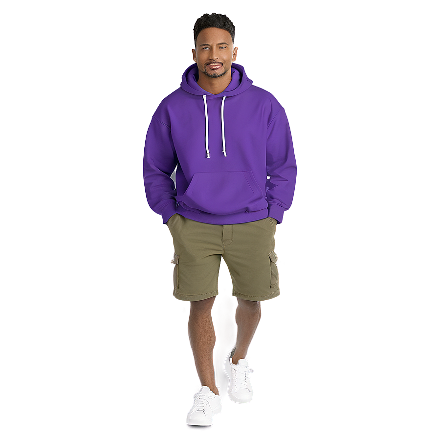 Casual Purple Hoodie Design Png Bci12 PNG Image