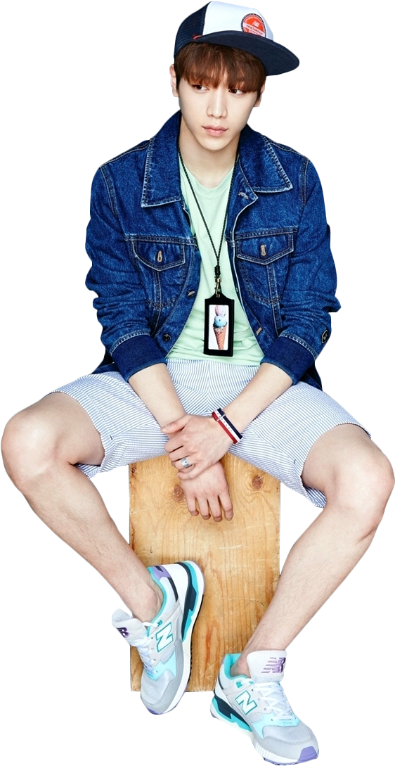 Casual Style Young Man Sitting PNG Image