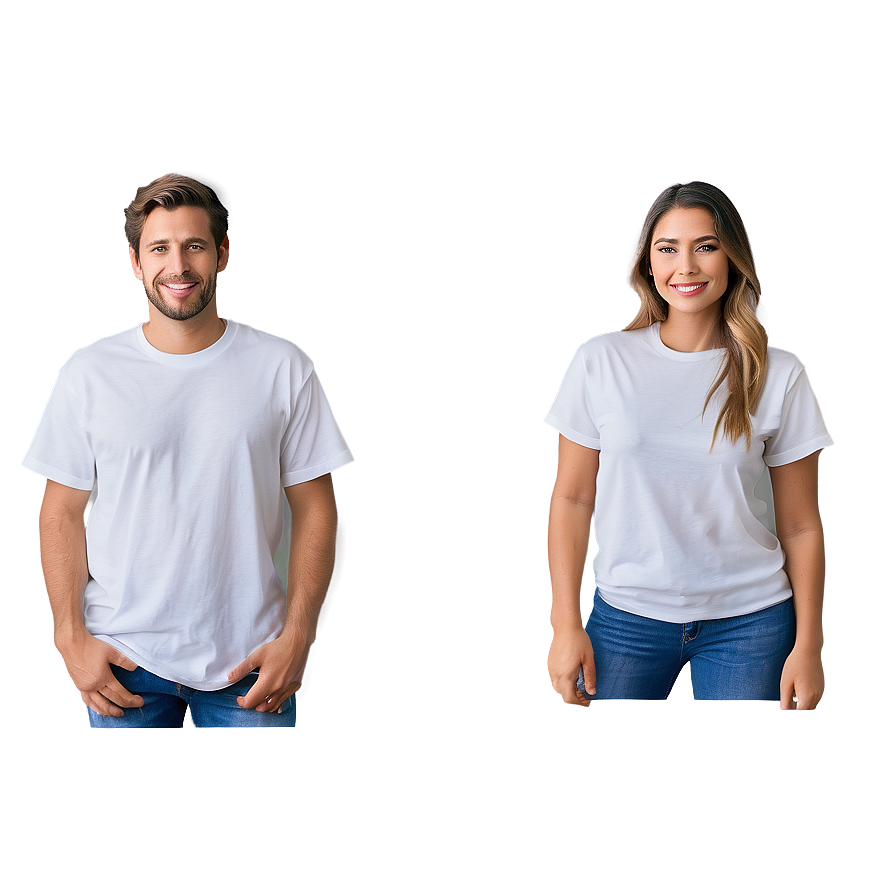 Casual White Tee Graphic Png 05252024 PNG Image