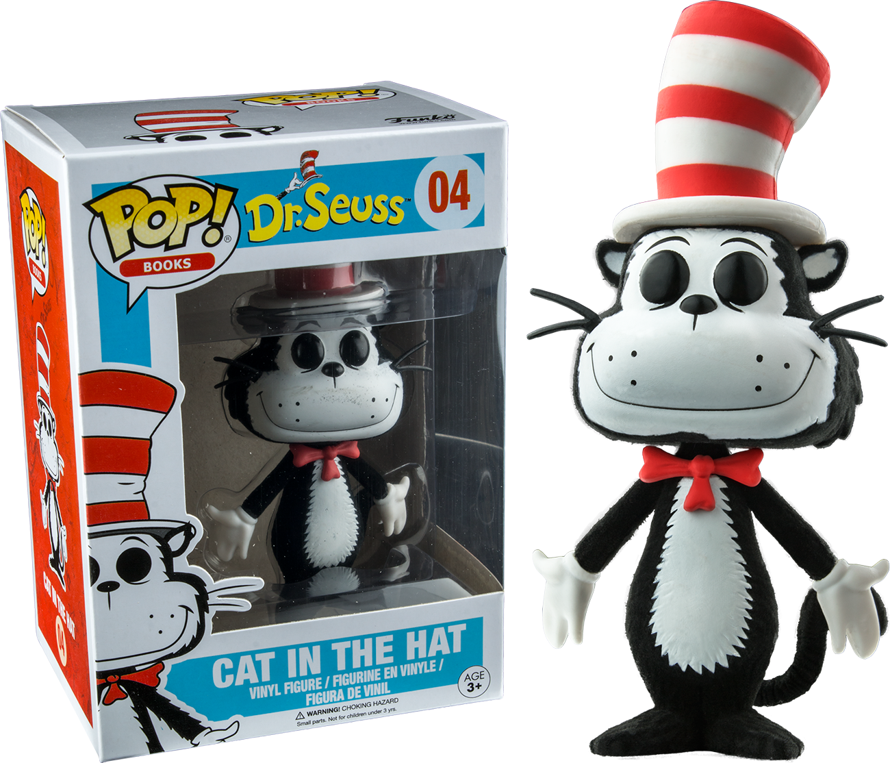 Cat In The Hat Funko Pop Figure PNG Image