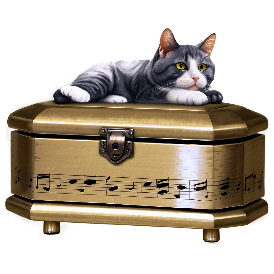 Cat Music Box Png 41 PNG Image