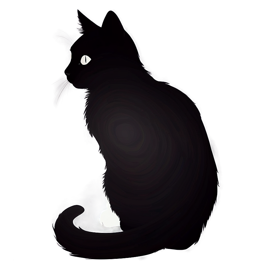 Cat Silhouette Clipart Png Eaw22 PNG Image