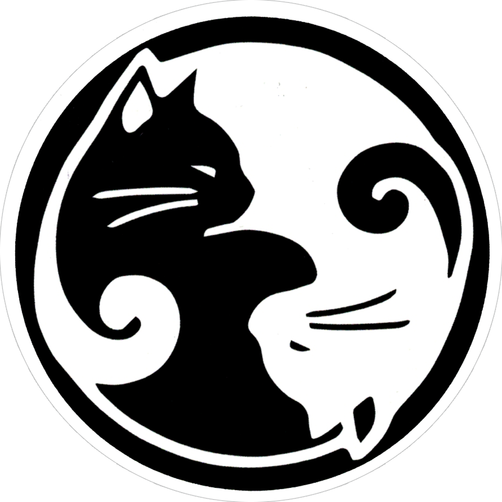 Cat Yin Yang PNG Image