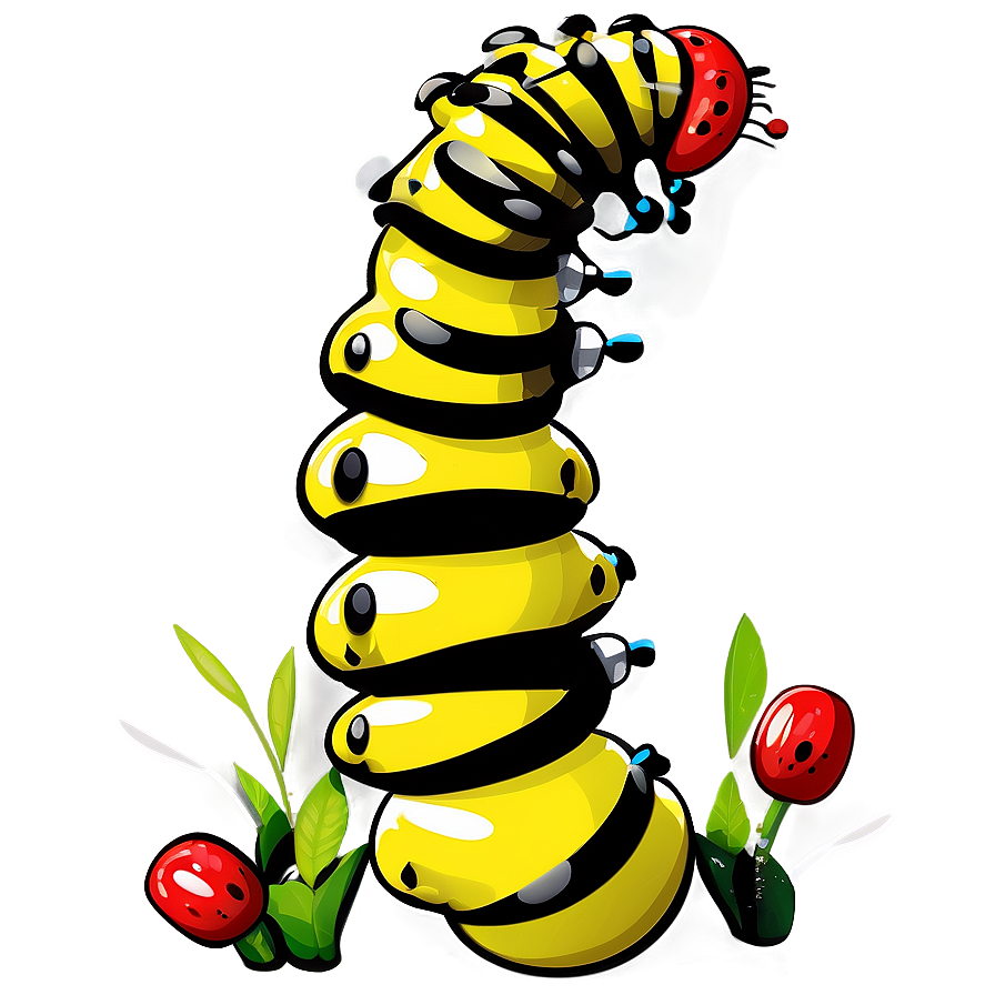 Caterpillar In The Garden Png 93 PNG Image