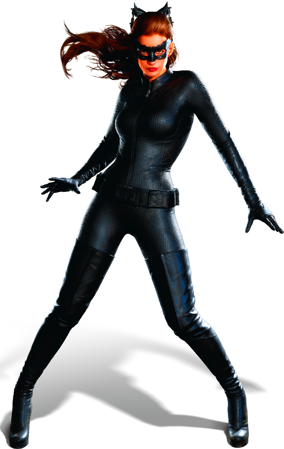 Catwoman Action Pose PNG Image