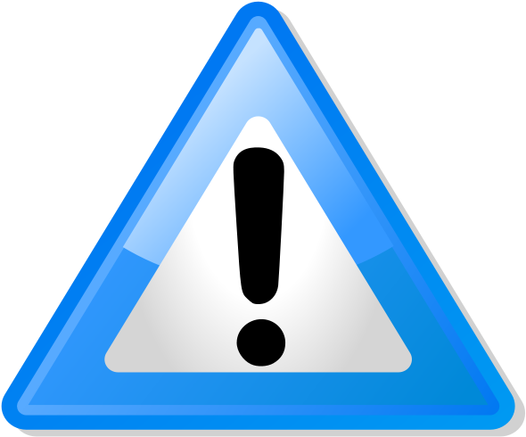 Caution Alert Sign PNG Image