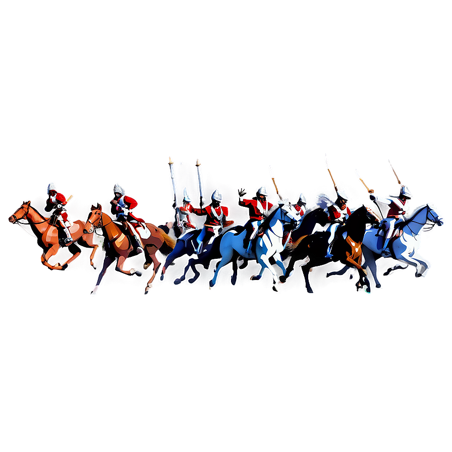 Cavalry Charge Battlefield Png Wve PNG Image