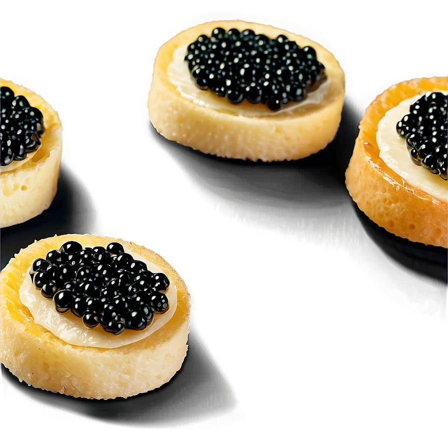 Caviar Canapé Png 06252024 PNG Image