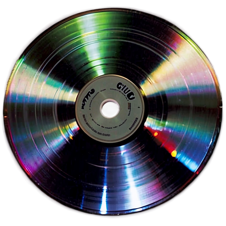 Cd With Music Notes Png Cfh94 PNG Image