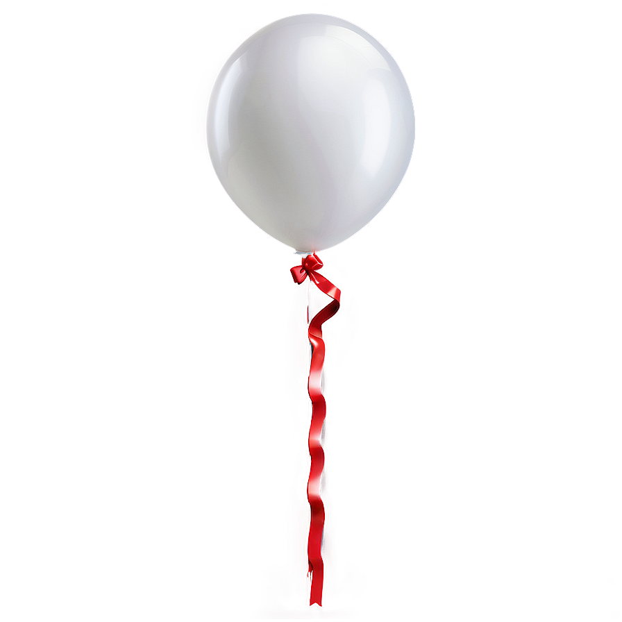 Celebration White Balloon Png 06212024 PNG Image