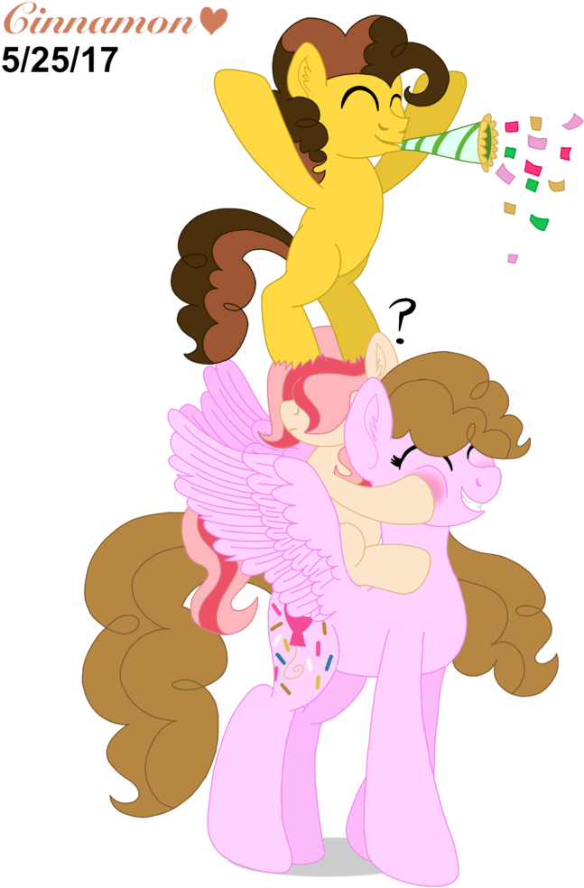 Celebratory Ponies Artwork_512517 PNG Image