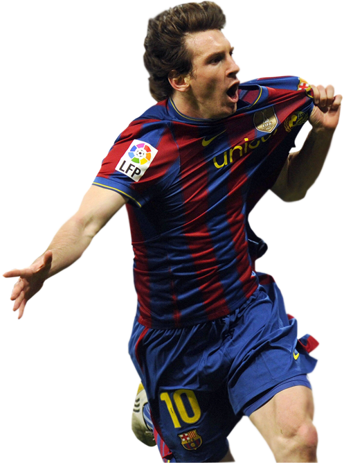 Celebratory Soccer Player PNG Image