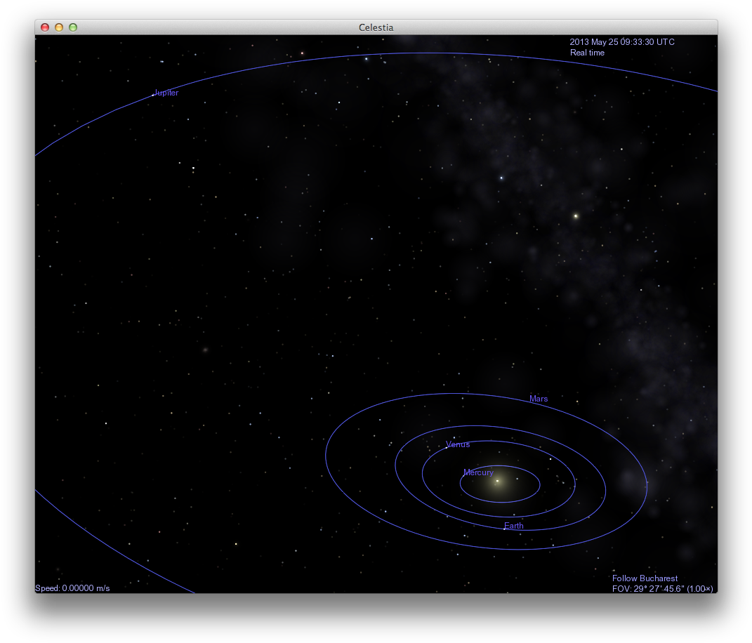 Celestia Solar System Simulation PNG Image